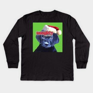 Labrador Retriever Christmas Kids Long Sleeve T-Shirt